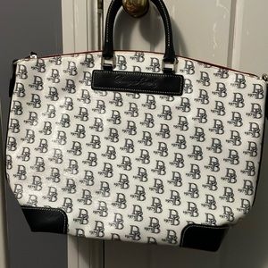 Dooney and Bourke Satchel Black and White